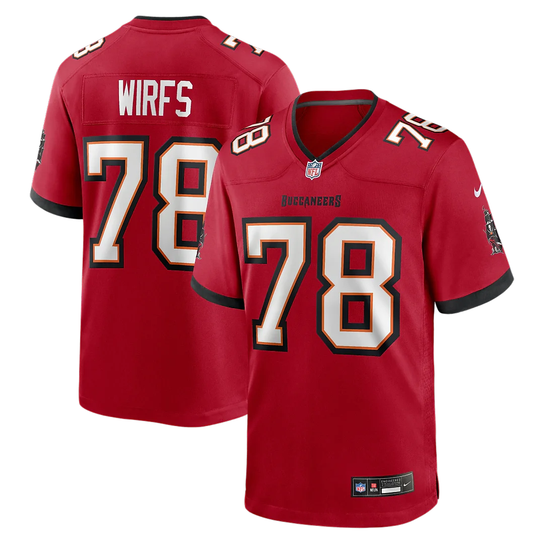 Zennovawear Tristan Wirfs Tampa Bay Buccaneers Game Jersey - Red