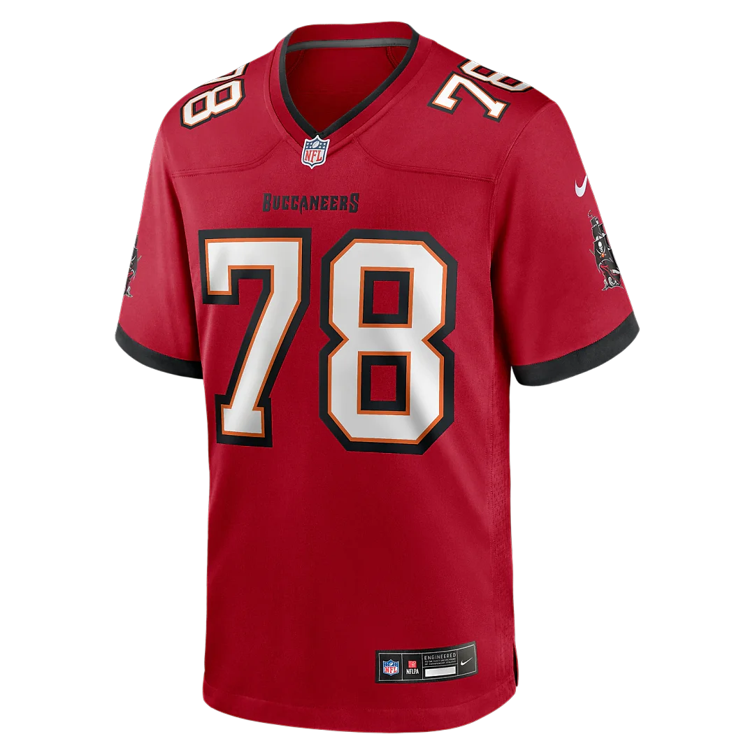 Zennovawear Tristan Wirfs Tampa Bay Buccaneers Player Game Jersey - Red