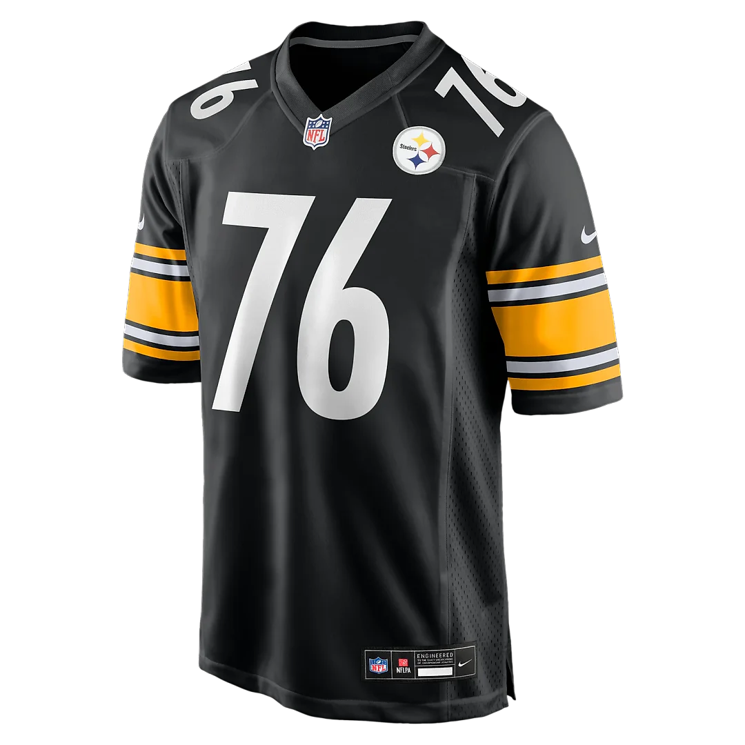Zennovawear Troy Fautanu Pittsburgh Steelers Player Game Jersey - Black