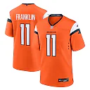 Zennovawear Troy Franklin Denver Broncos Team Game Jersey - Orange