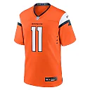 Zennovawear Troy Franklin Denver Broncos Team Game Jersey - Orange