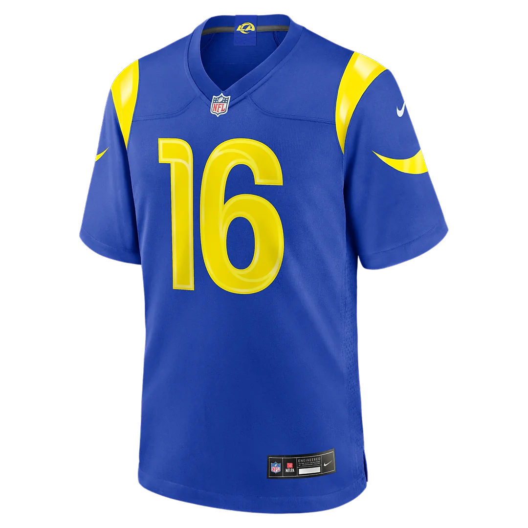 Zennovawear Tru Edwards Los Angeles Rams Team Game Jersey - Royal