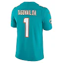 Zennovawear Tua Tagovailoa Miami Dolphins Team Vapor FUSE. Stitched Limited Jersey - Aqua