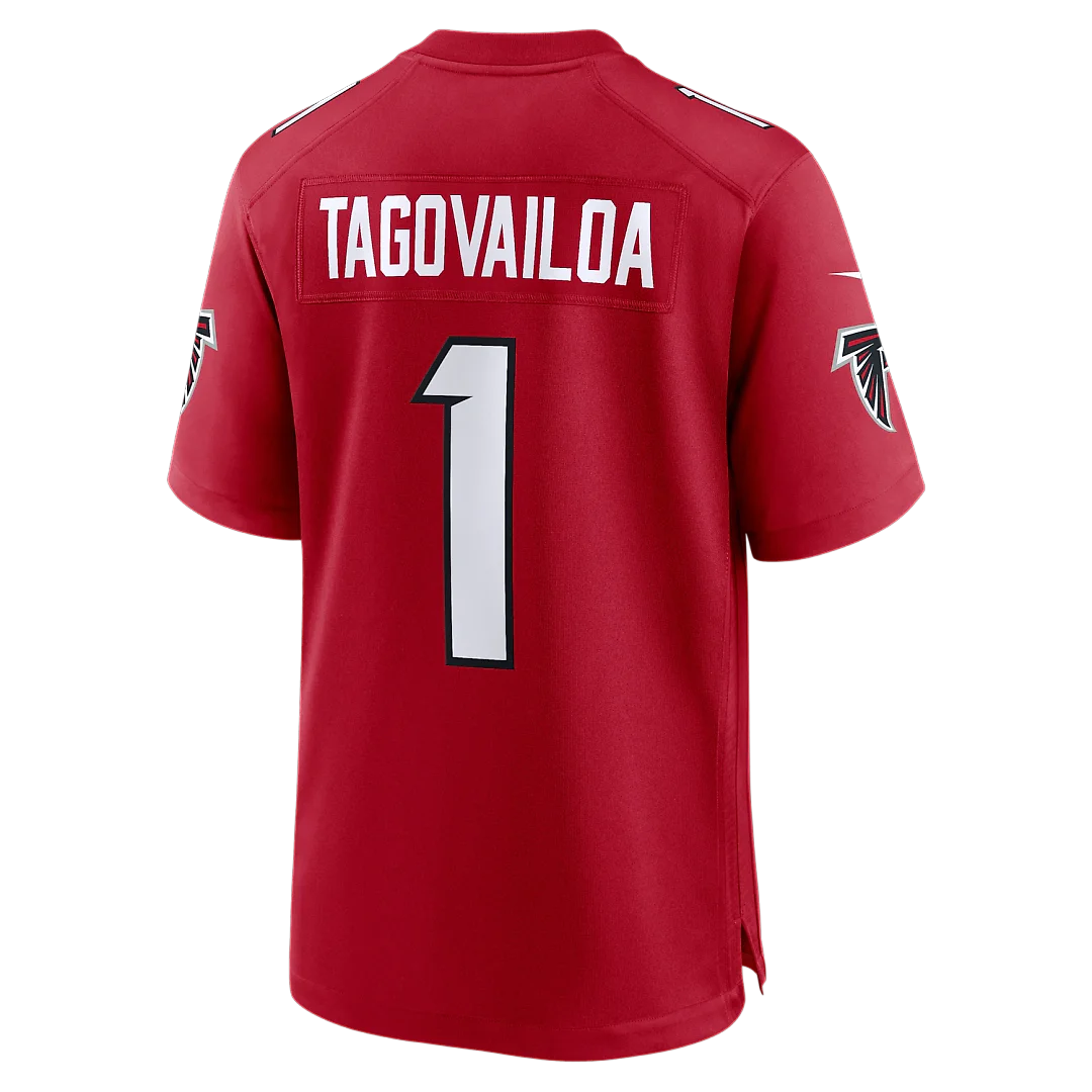 Zennovawear Tua Tagovailoa Atlanta Falcons Game Jersey - Red