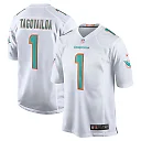 Zennovawear Tua Tagovailoa Miami Dolphins Game Jersey - White