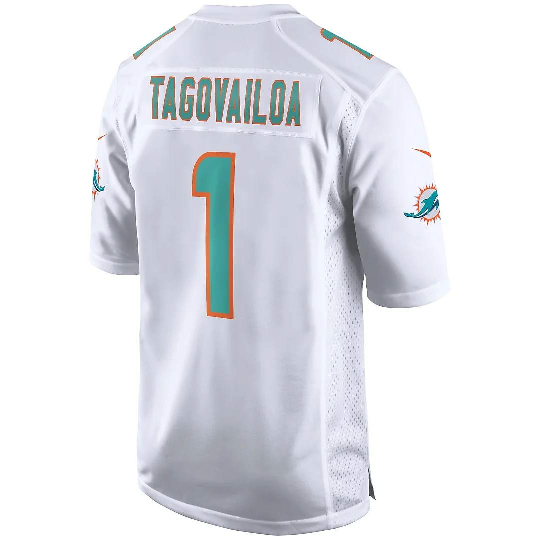 Zennovawear Tua Tagovailoa Miami Dolphins Game Jersey - White