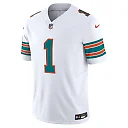 Zennovawear Tua Tagovailoa Miami Dolphins Vapor FUSE. Limited Jersey - White