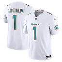 Zennovawear Tua Tagovailoa Miami Dolphins Vapor FUSE. Limited Jersey - White