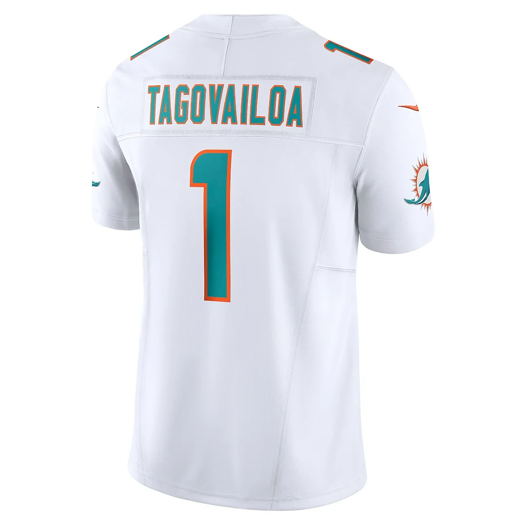 Zennovawear Tua Tagovailoa Miami Dolphins Vapor FUSE. Limited Jersey - White