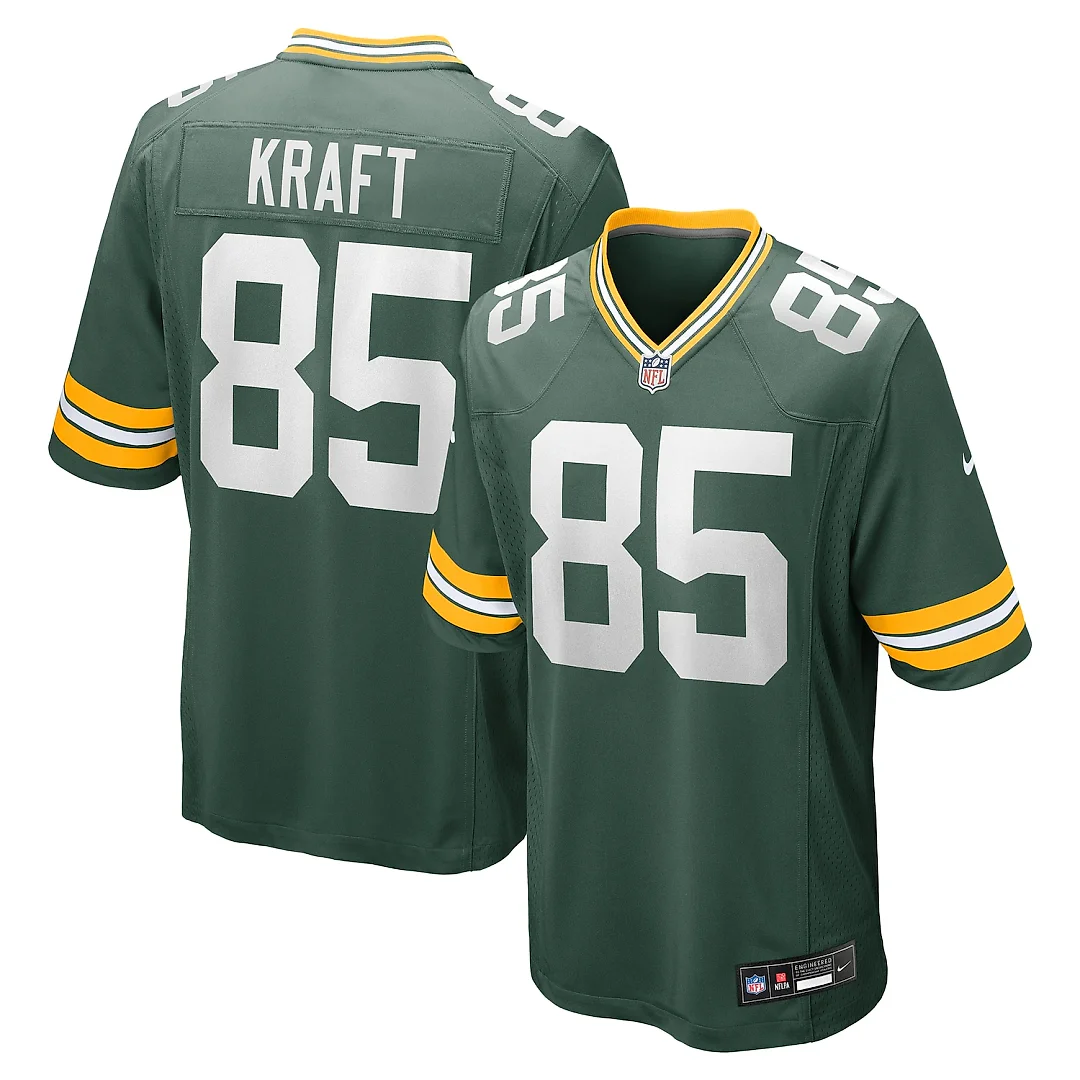Zennovawear Tucker Kraft Green Bay Packers Game Jersey - Green
