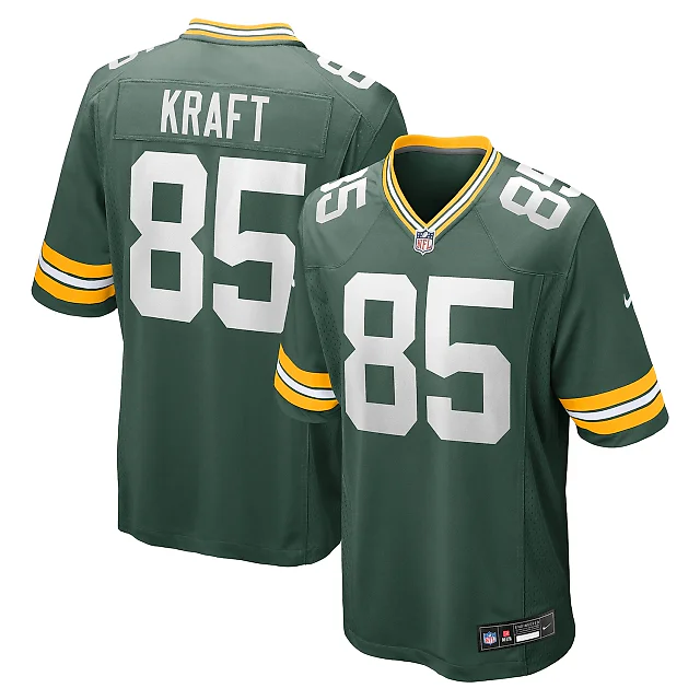 Zennovawear Tucker Kraft Green Bay Packers Game Jersey - Green