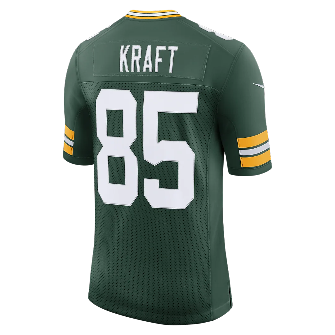 Zennovawear Tucker Kraft Green Bay Packers Vapor Untouchable Stitched Limited Jersey - Green