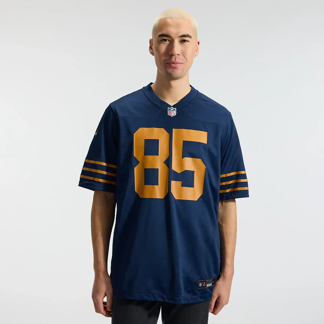 Zennovawear Tucker Kraft Green Bay Packers Alternate Game Jersey - Navy