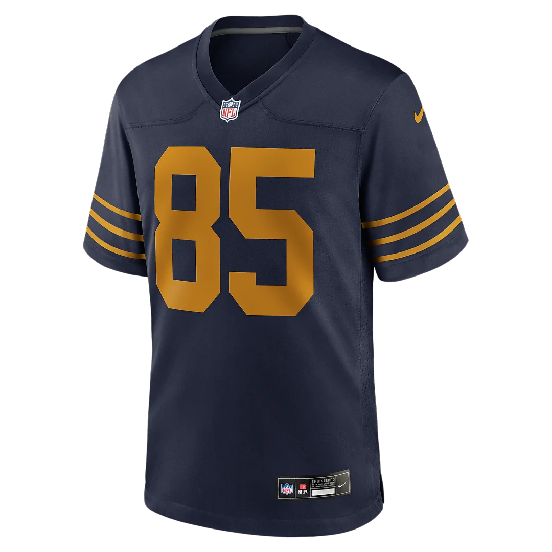 Zennovawear Tucker Kraft Green Bay Packers Alternate Game Jersey - Navy