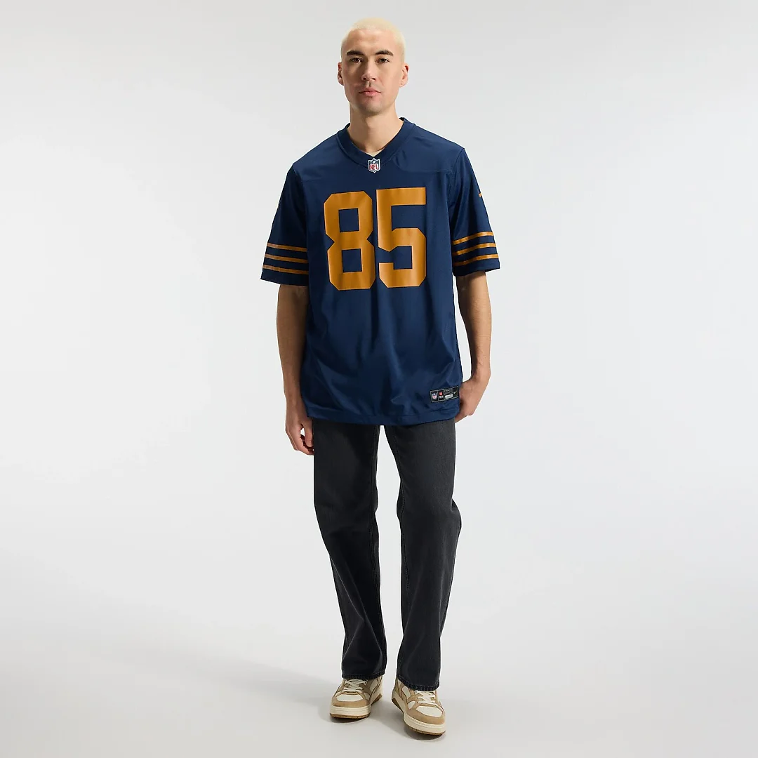 Zennovawear Tucker Kraft Green Bay Packers Alternate Game Jersey - Navy