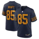 Zennovawear Tucker Kraft Green Bay Packers Alternate Game Jersey - Navy