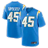 Zennovawear Tuli Tuipulotu Los Angeles Chargers Team Game Jersey - Powder Blue