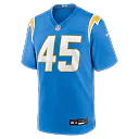 Zennovawear Tuli Tuipulotu Los Angeles Chargers Team Game Jersey - Powder Blue
