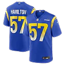 Zennovawear Ty Hamilton Los Angeles Rams Team Game Jersey - Royal