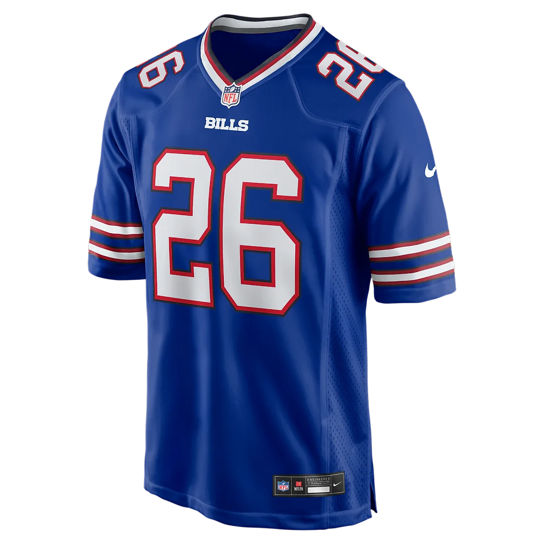 Zennovawear Ty Johnson Buffalo Bills Team Game Jersey - Royal