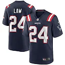 Zennovawear Ty Law New England Patriots Game Retired Player Jersey - Navy