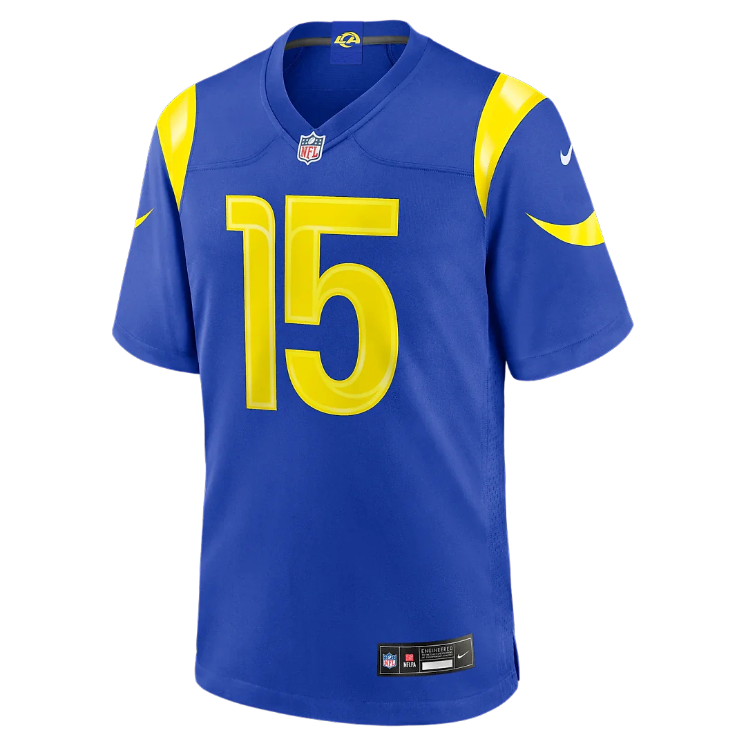 Zennovawear Ty Simpson Los Angeles Rams 2026 NFL Draft First Round Pick No. 13 Team Game Jersey - Royal