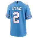Zennovawear Tyjae Spears Tennessee Titans Game Jersey - Light Blue