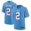 Zennovawear Tyjae Spears Tennessee Titans Game Jersey - Light Blue