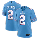 Zennovawear Tyjae Spears Tennessee Titans Game Jersey - Light Blue
