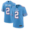 Zennovawear Tyjae Spears Tennessee Titans Game Jersey - Light Blue