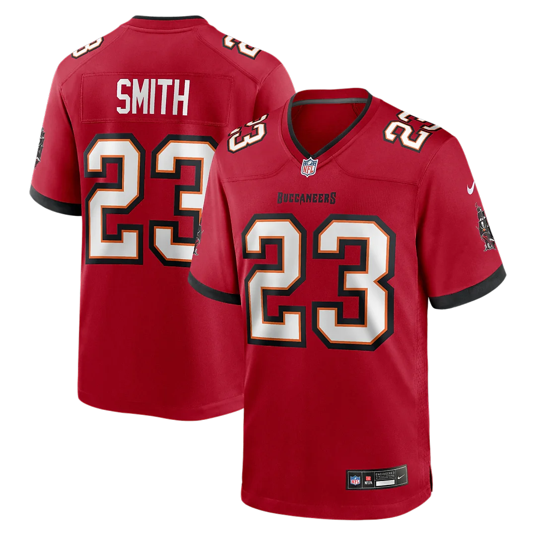 Zennovawear Tykee Smith Tampa Bay Buccaneers Game Jersey - Red