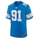 Zennovawear Tyleik Williams Detroit Lions Team Game Jersey - Blue