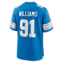 Zennovawear Tyleik Williams Detroit Lions Team Game Jersey - Blue