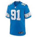 Zennovawear Tyleik Williams Detroit Lions Team Game Jersey - Blue