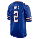 Zennovawear Tyler Bass Buffalo Bills Game Player Jersey - Royal