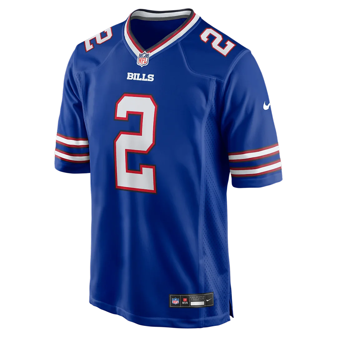 Zennovawear Tyler Bass Buffalo Bills Game Player Jersey - Royal