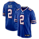 Zennovawear Tyler Bass Buffalo Bills Game Player Jersey - Royal