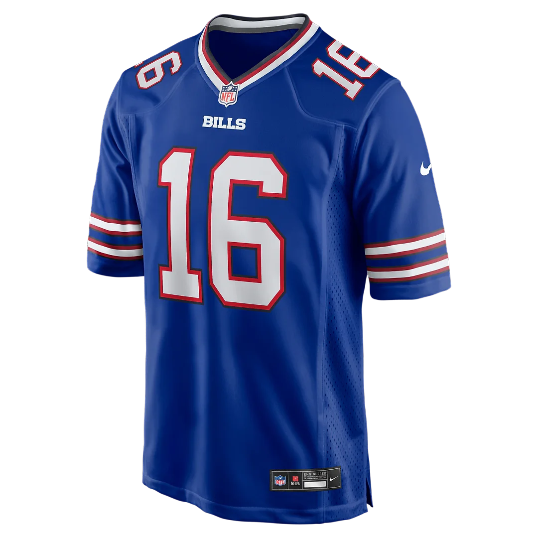 Zennovawear Tyler Bass Buffalo Bills Team Game Jersey - Royal