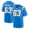 Zennovawear Tyler Biadasz Los Angeles Chargers Team Game Jersey - Powder Blue