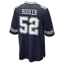 Zennovawear Tyler Booker Dallas Cowboys Team Game Jersey - Navy