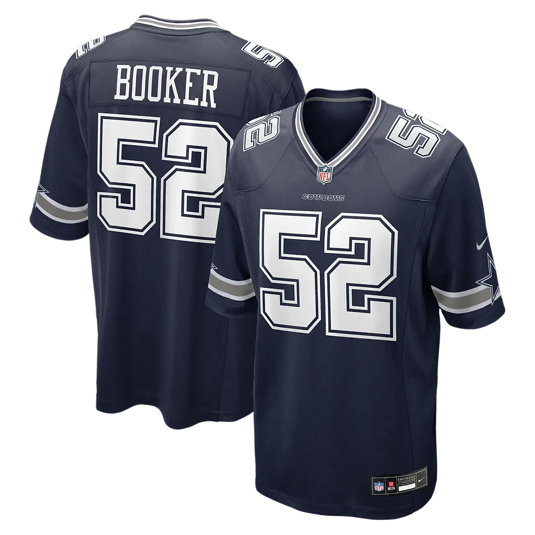 Zennovawear Tyler Booker Dallas Cowboys Team Game Jersey - Navy
