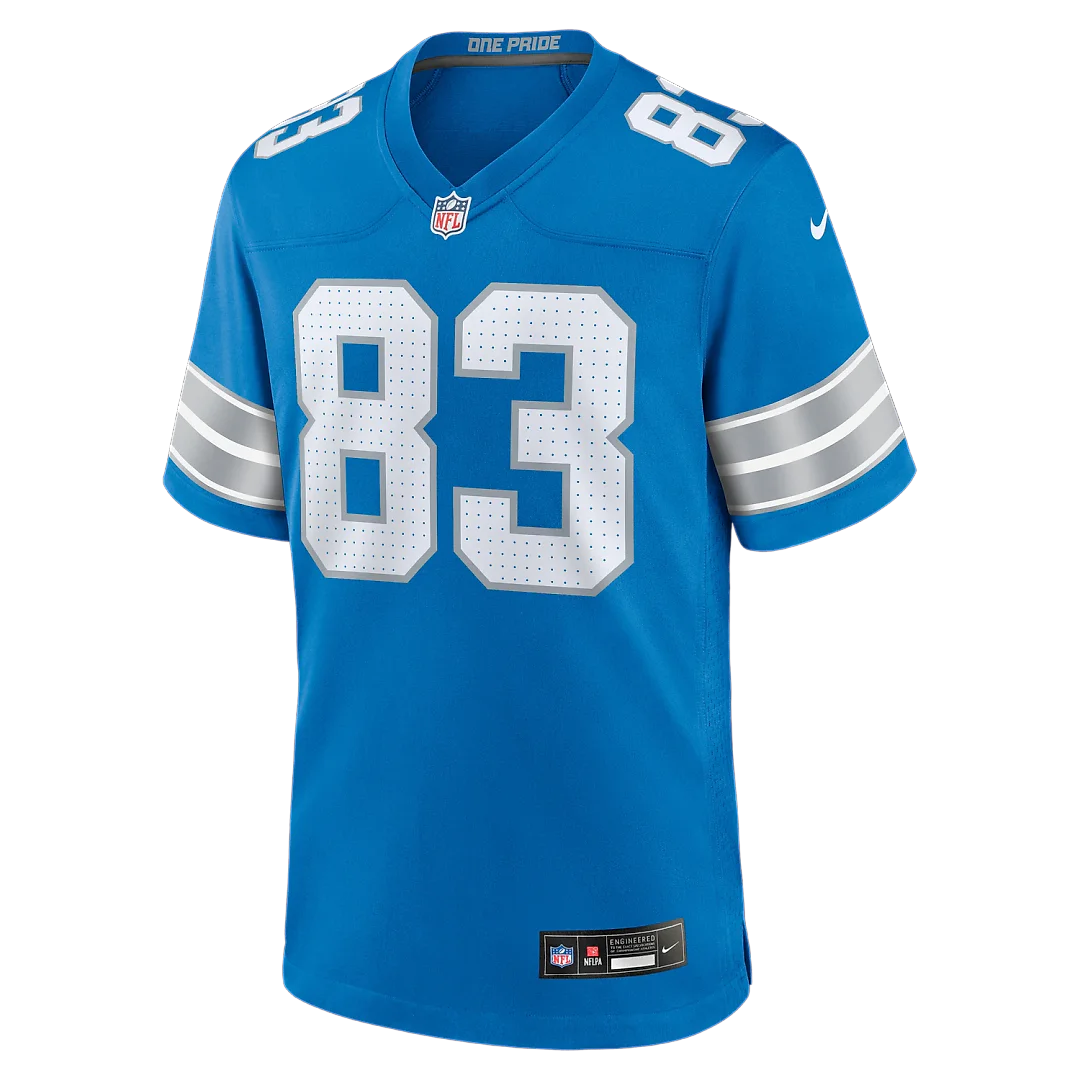 Zennovawear Tyler Conklin Detroit Lions Team Game Jersey - Blue