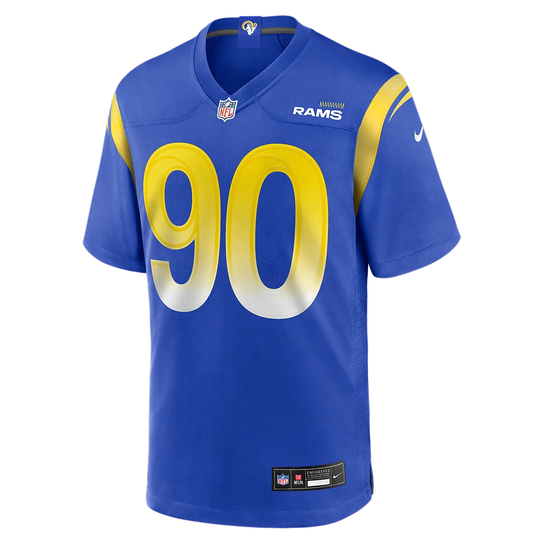 Zennovawear Tyler Davis Los Angeles Rams Team Game Jersey - Royal