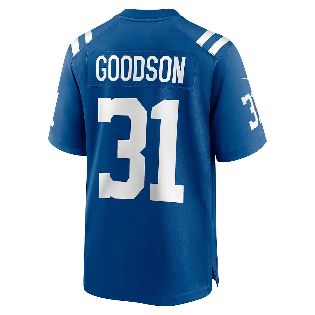 Zennovawear Tyler Goodson Indianapolis Colts Game Jersey - Royal