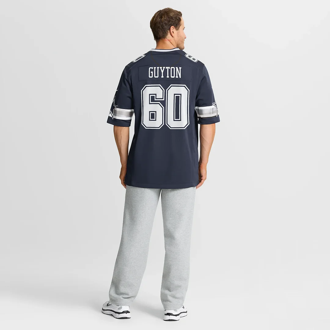 Zennovawear Tyler Guyton Dallas Cowboys Player Game Jersey - Navy