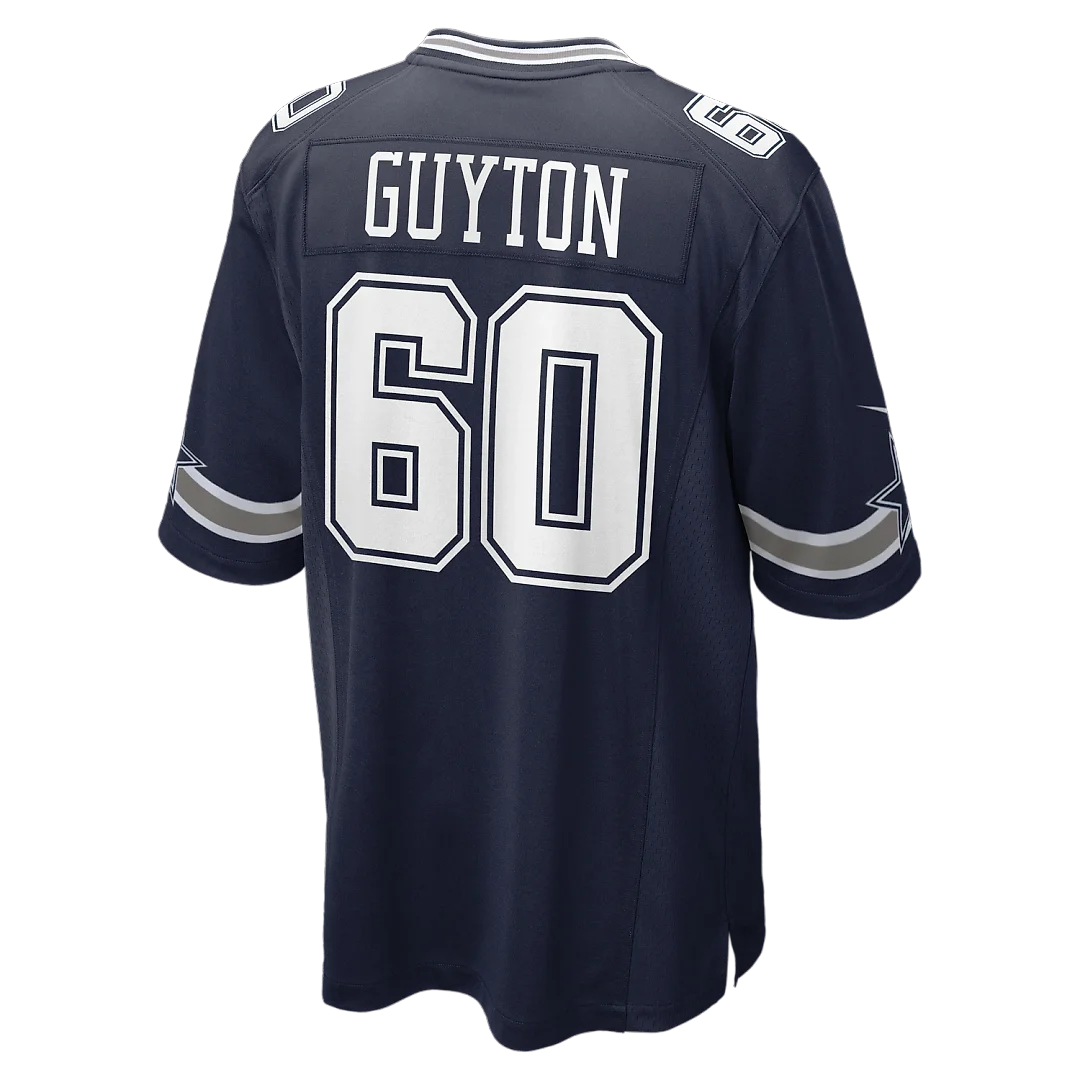 Zennovawear Tyler Guyton Dallas Cowboys Player Game Jersey - Navy