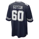 Zennovawear Tyler Guyton Dallas Cowboys Player Game Jersey - Navy