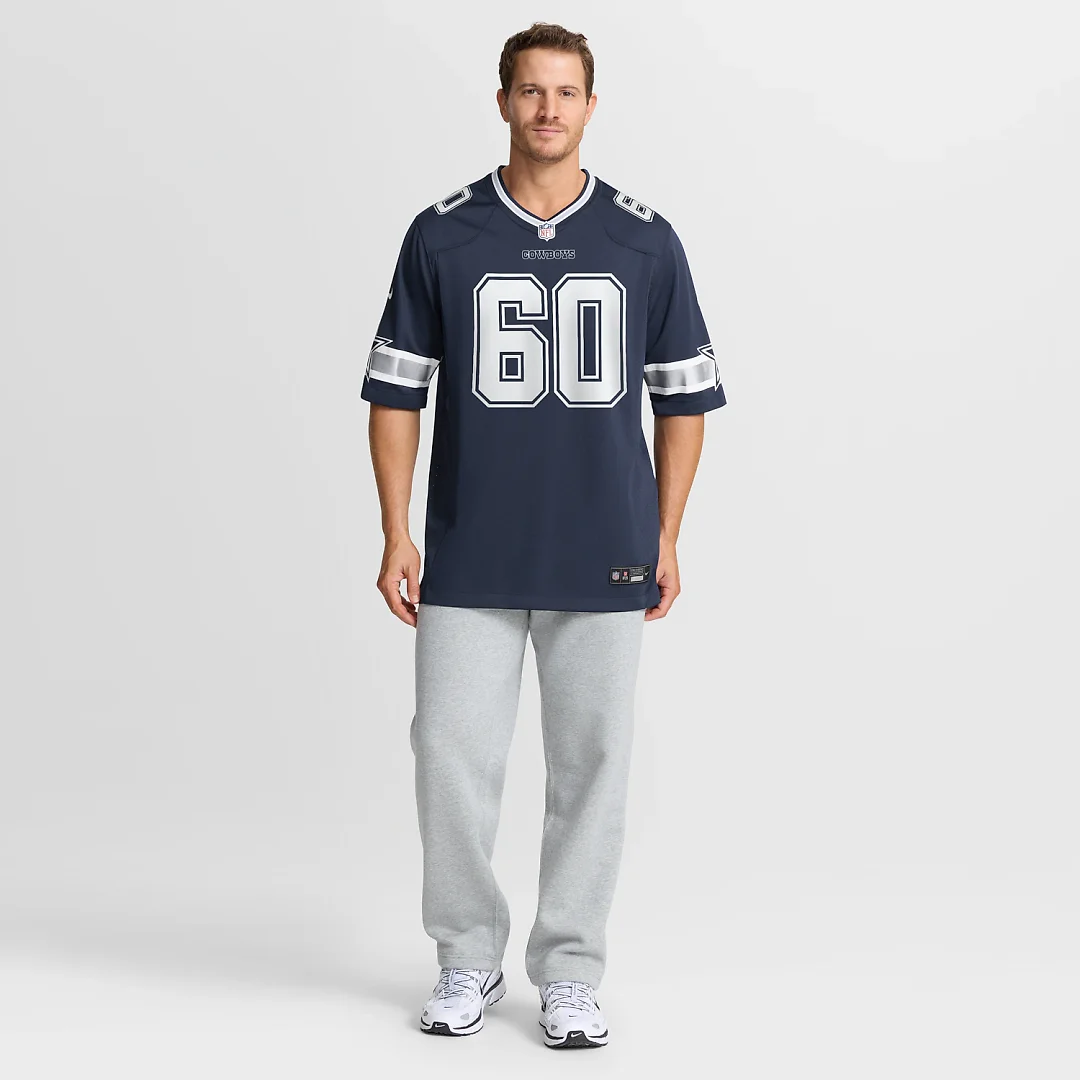 Zennovawear Tyler Guyton Dallas Cowboys Player Game Jersey - Navy