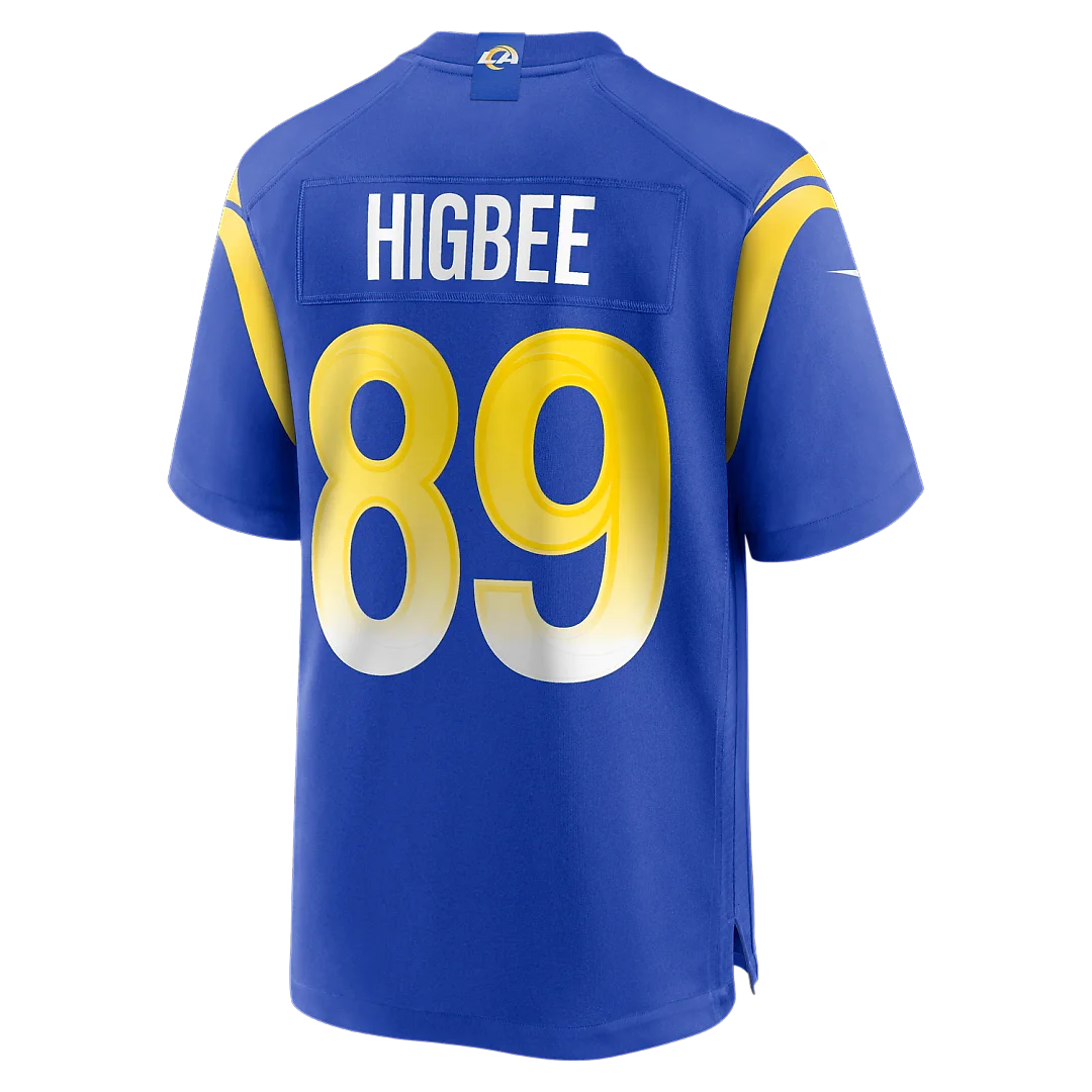 Zennovawear Tyler Higbee Los Angeles Rams Game Player Jersey - Royal