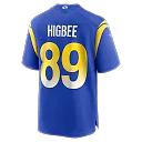 Zennovawear Tyler Higbee Los Angeles Rams Game Player Jersey - Royal